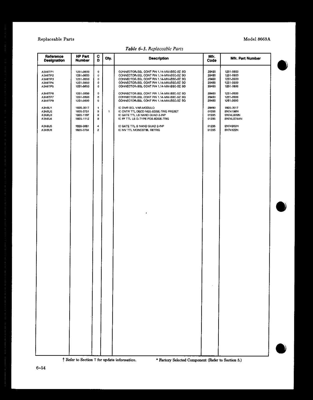 HP 8663A manual 