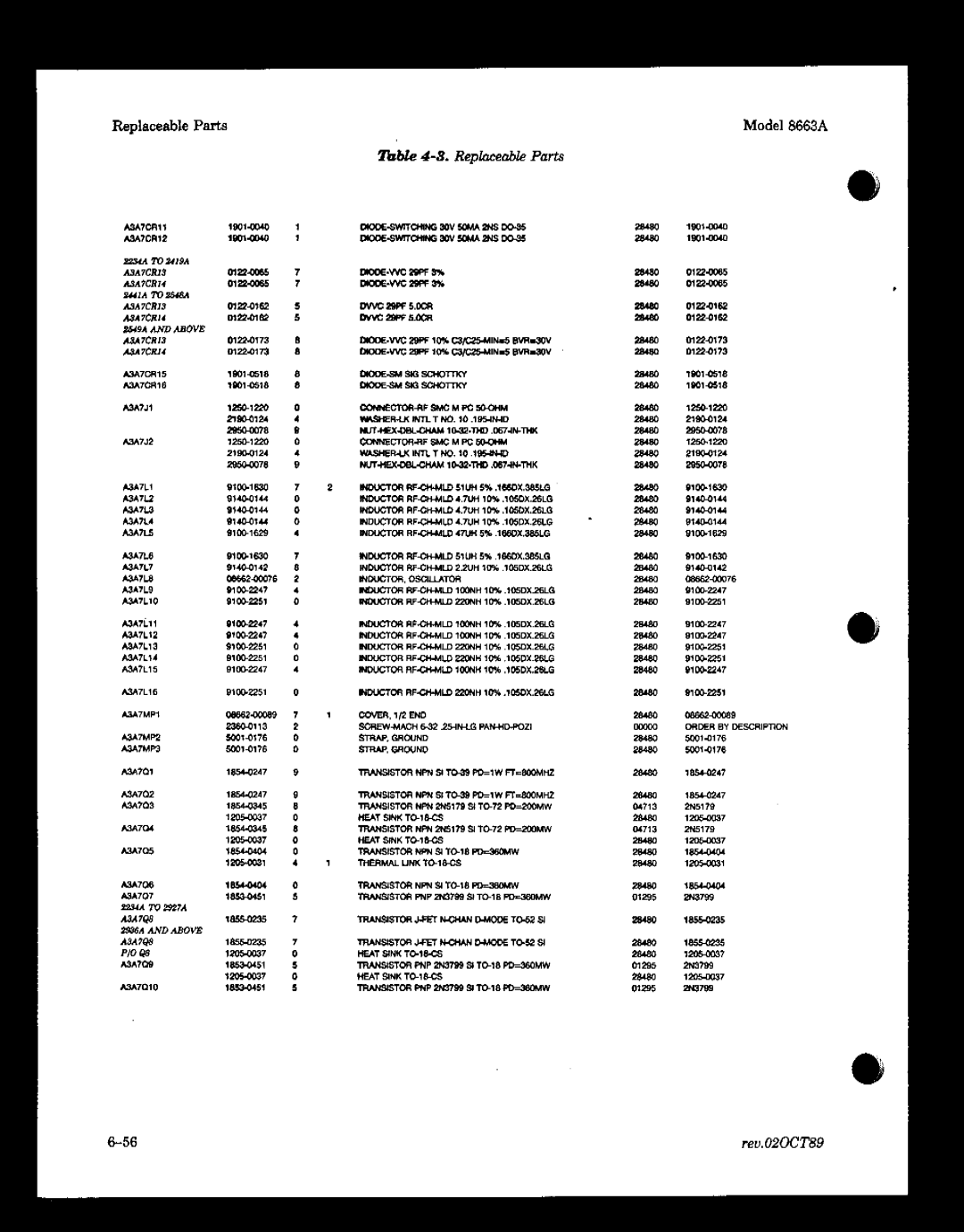 HP 8663A manual 