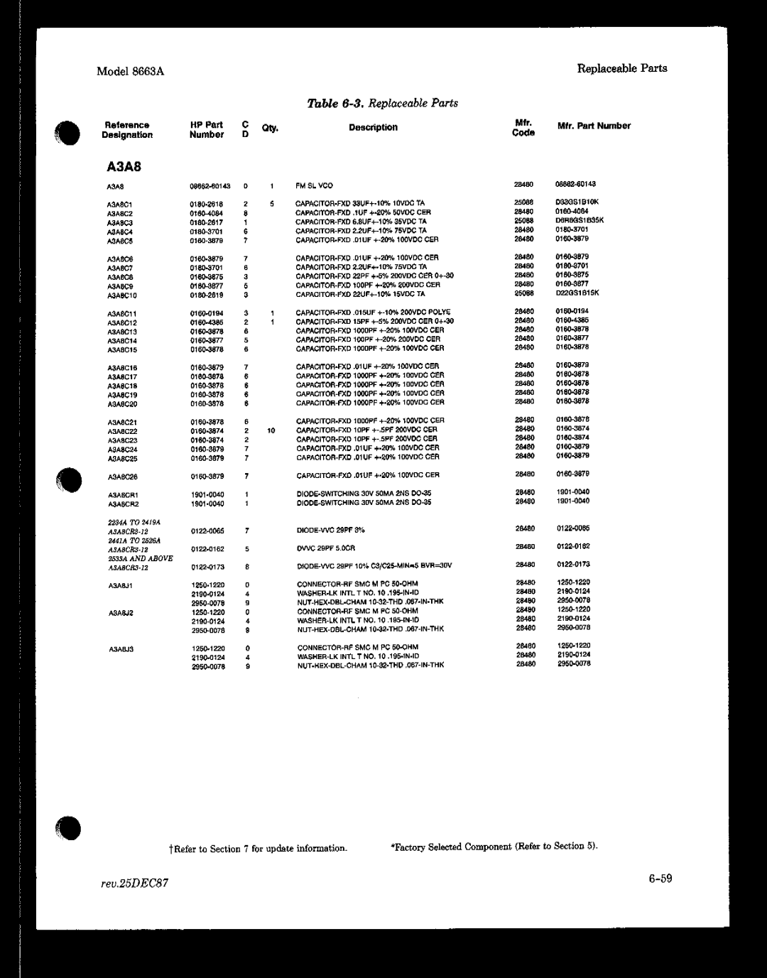 HP 8663A manual 