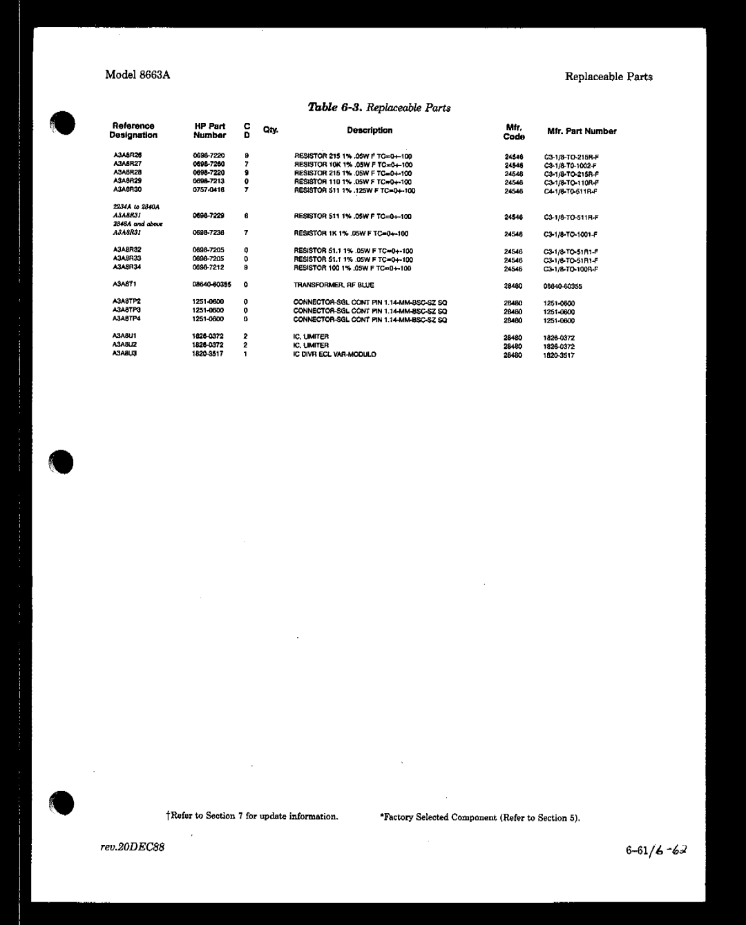 HP 8663A manual 