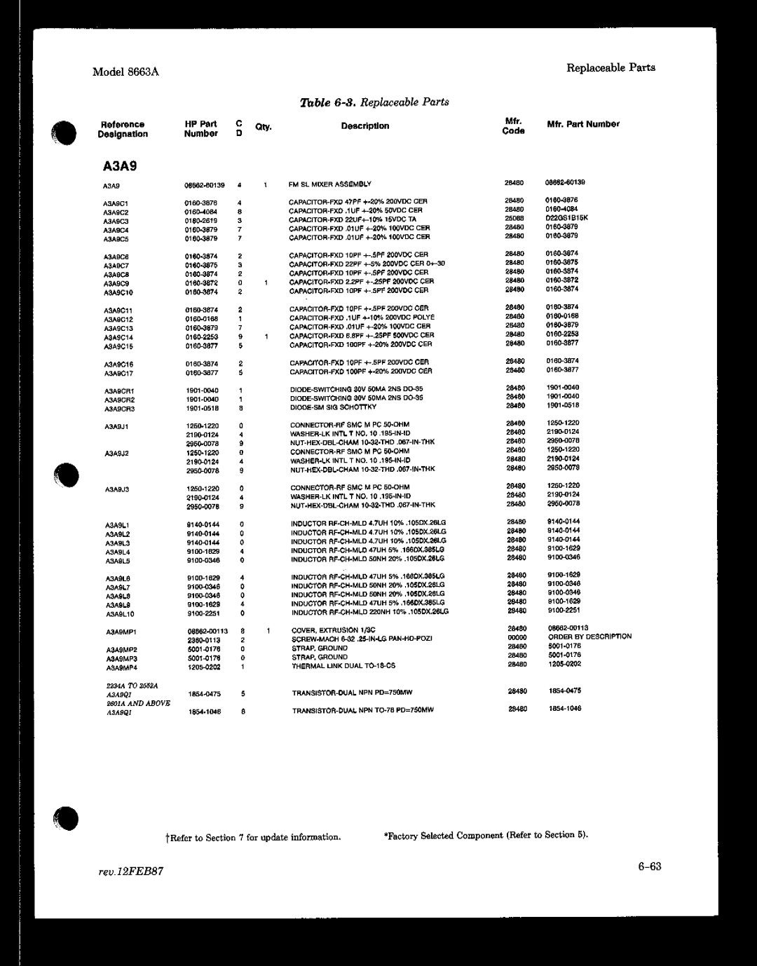 HP 8663A manual 