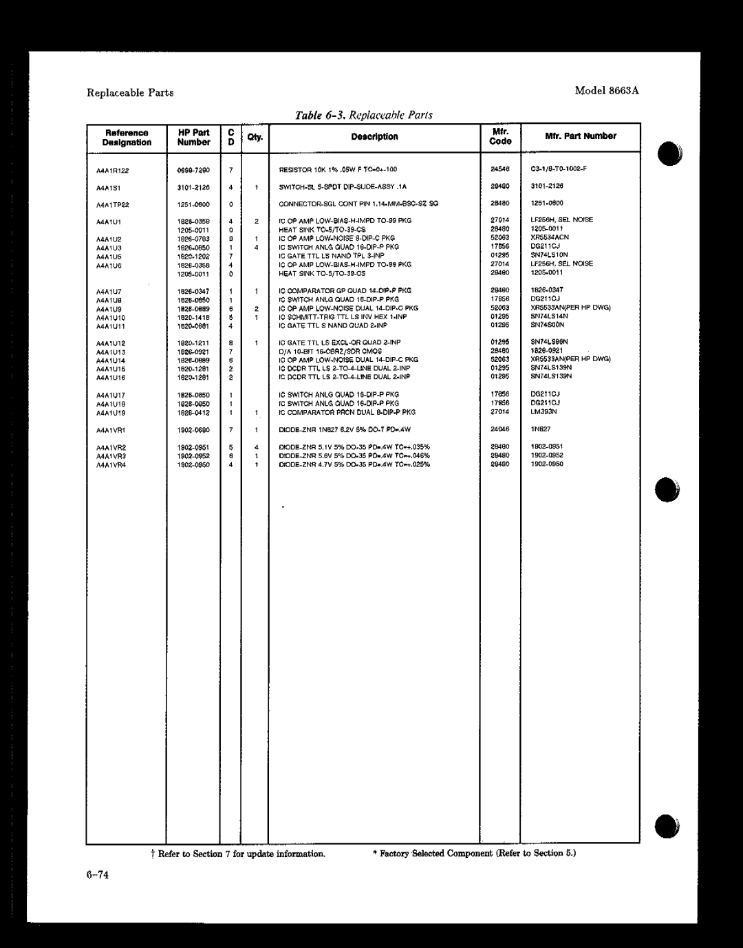 HP 8663A manual 