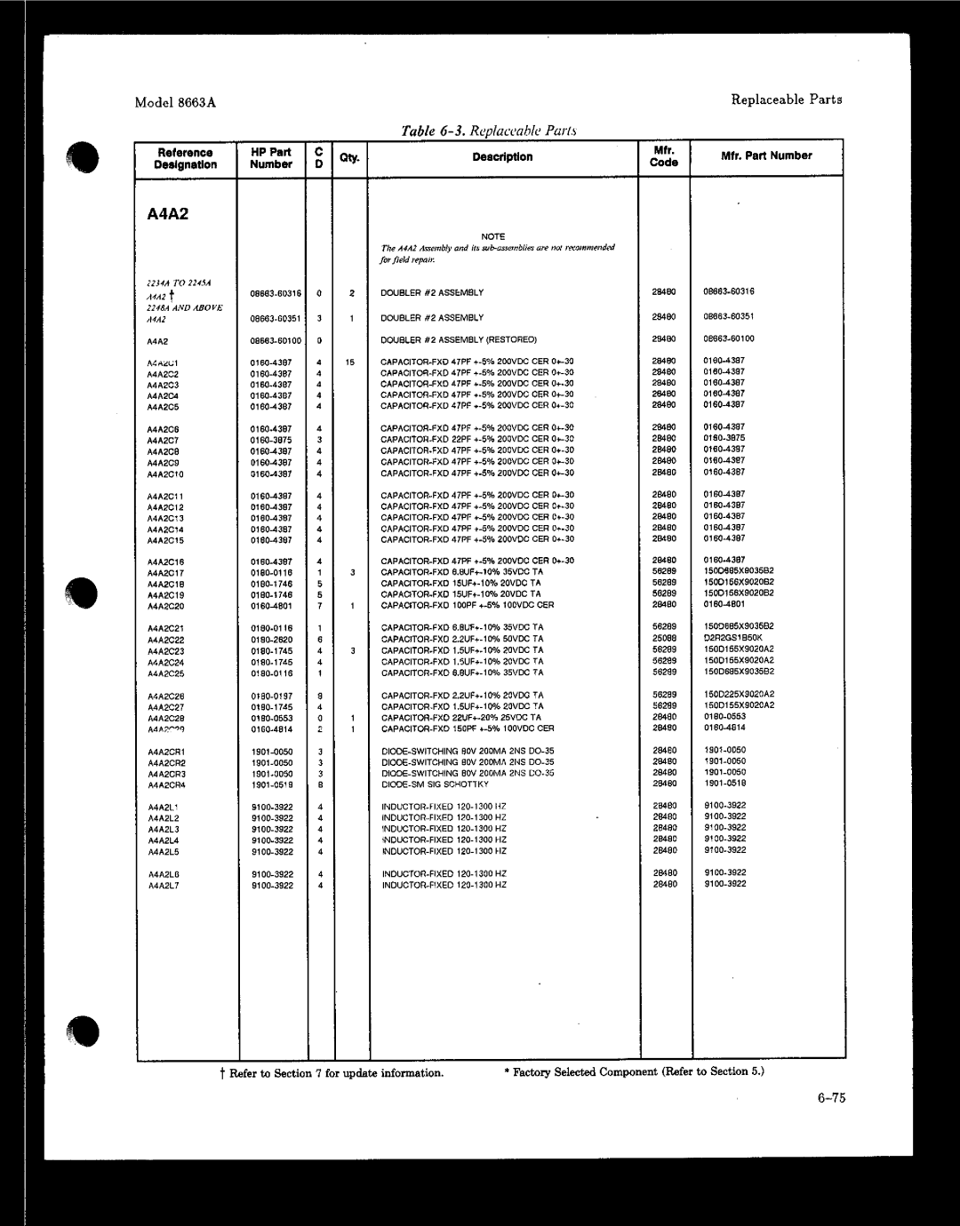 HP 8663A manual 