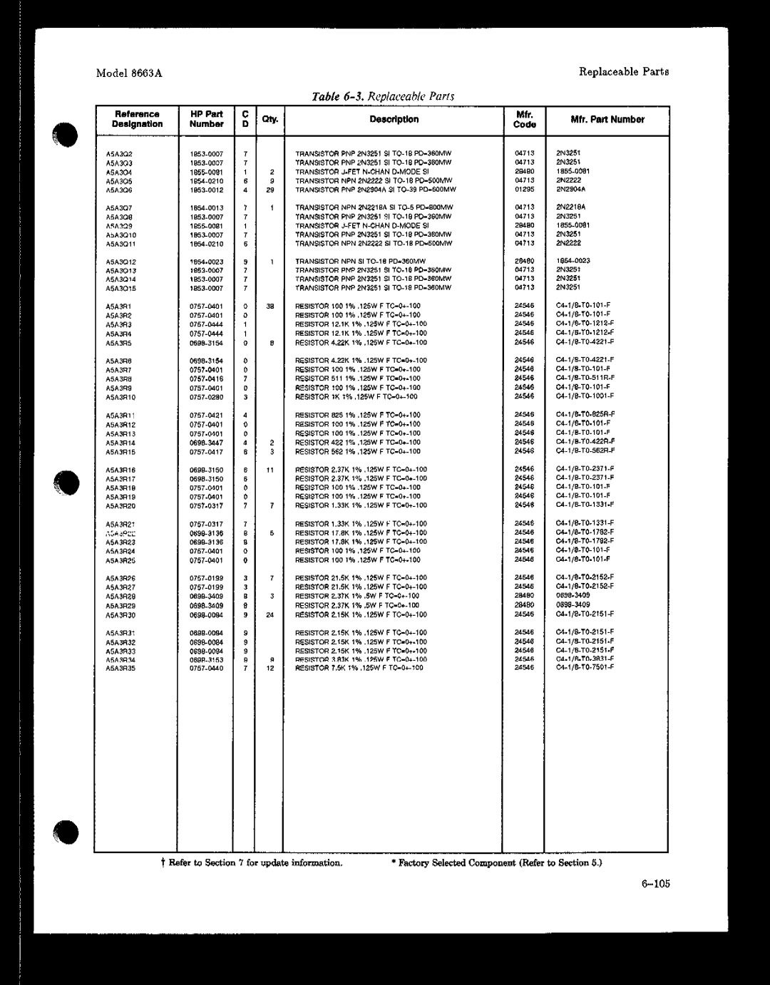 HP 8663A manual 