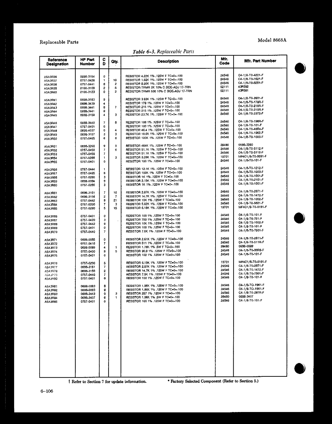 HP 8663A manual 