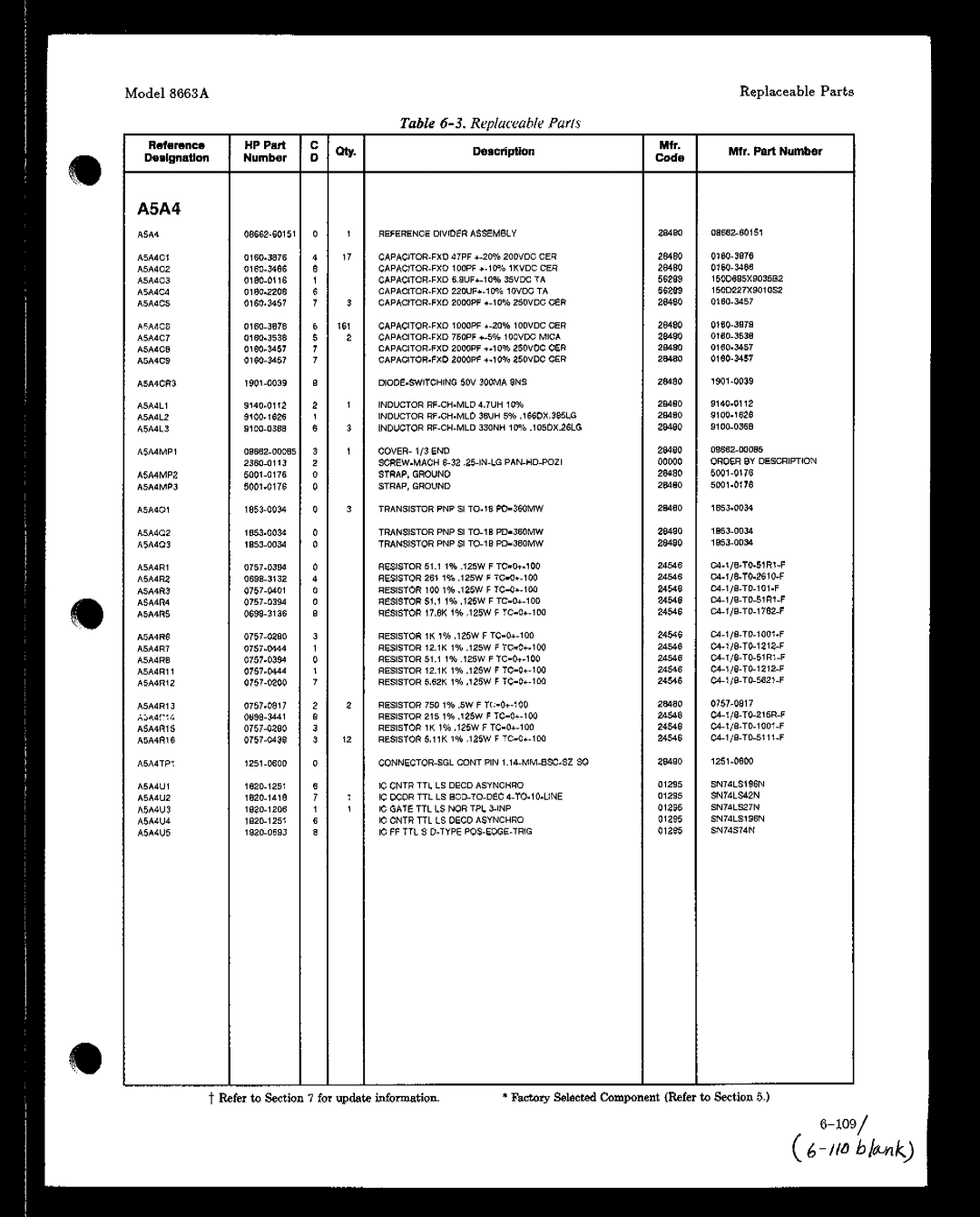 HP 8663A manual 