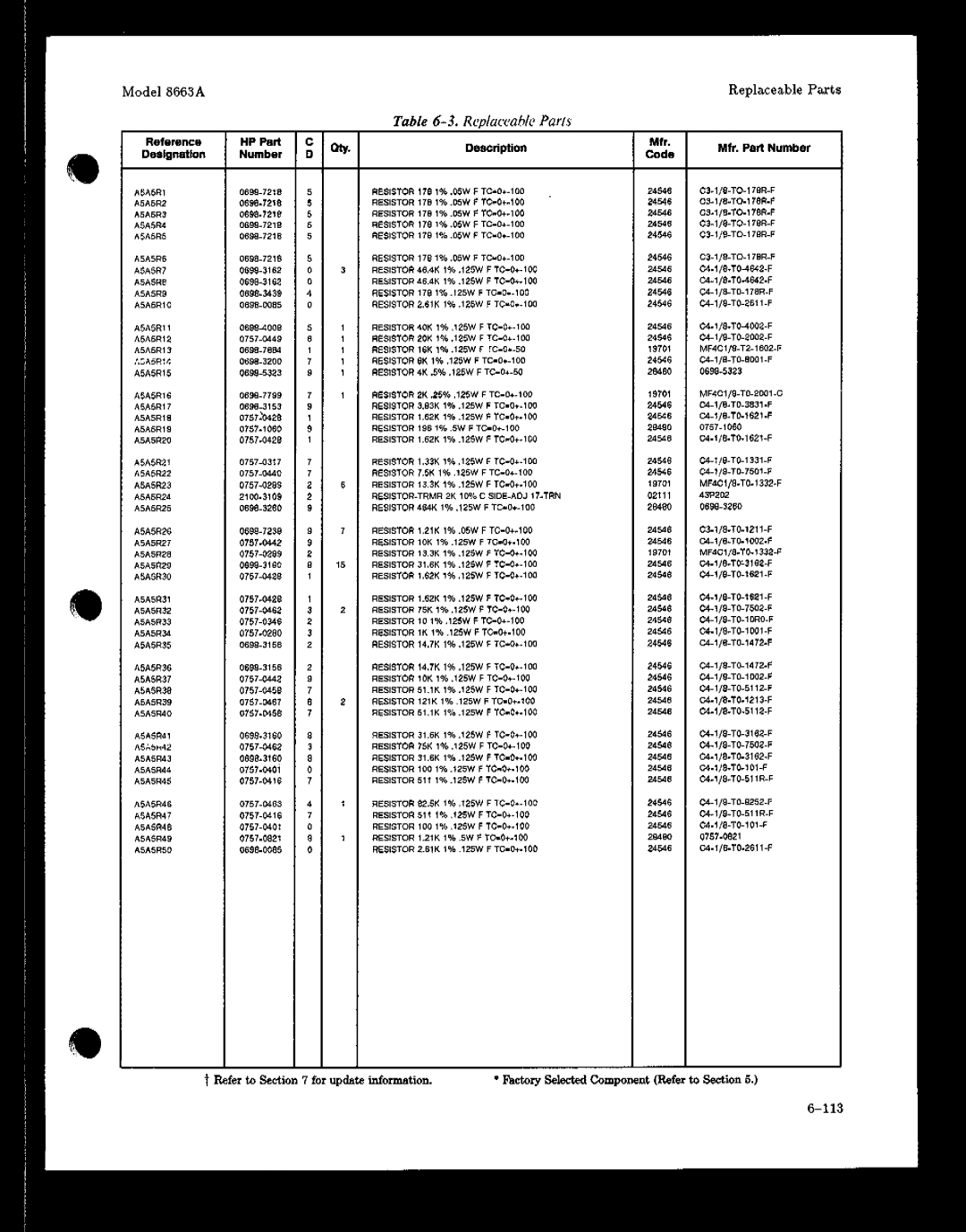 HP 8663A manual 