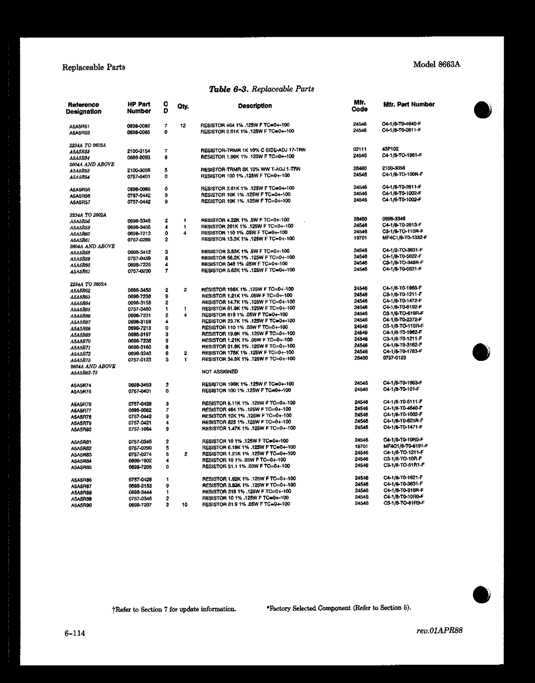 HP 8663A manual 