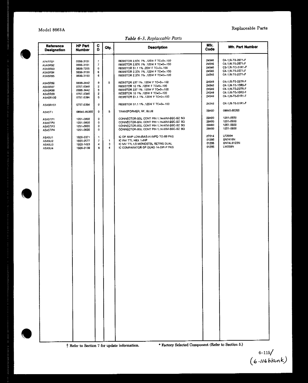 HP 8663A manual 