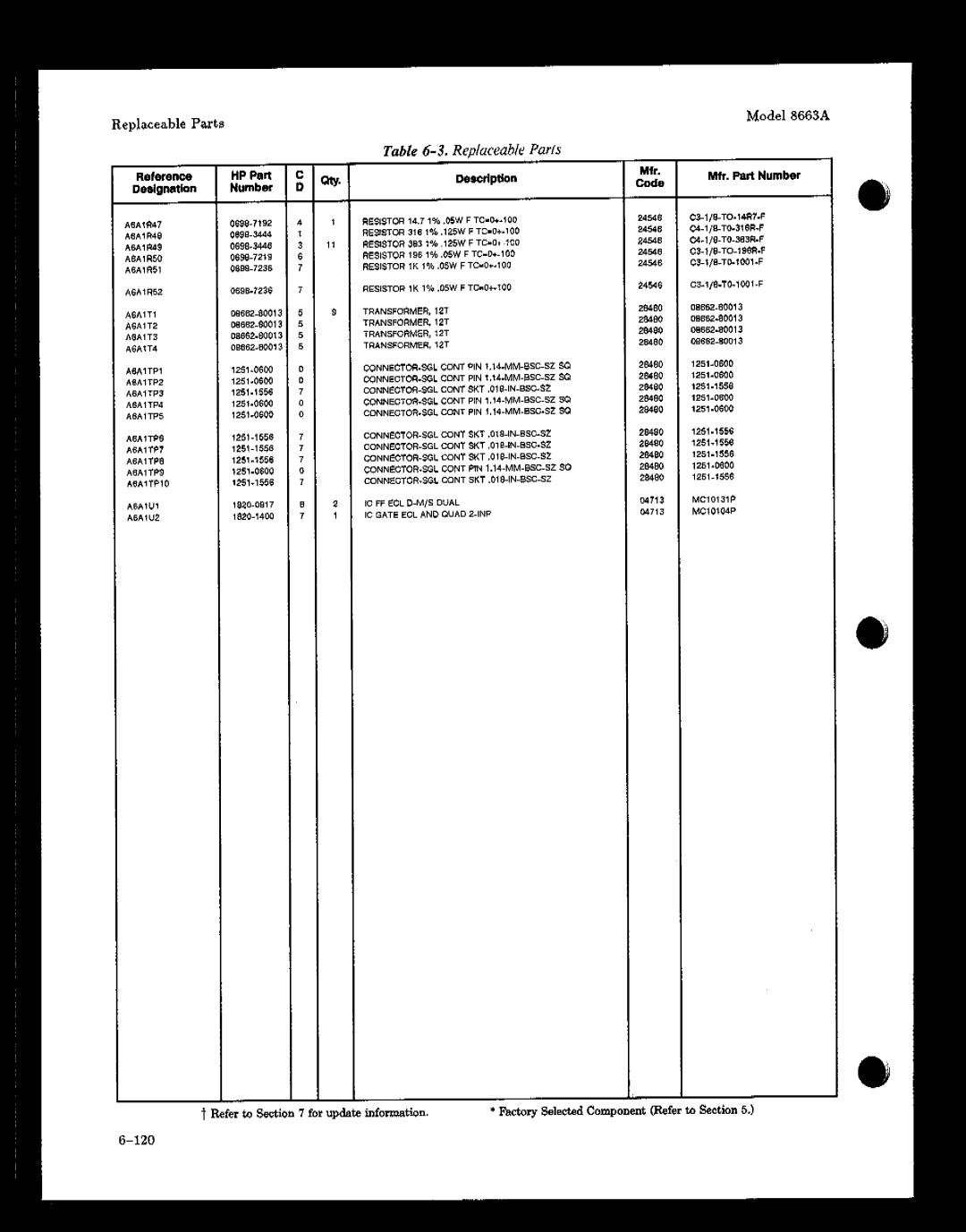 HP 8663A manual 