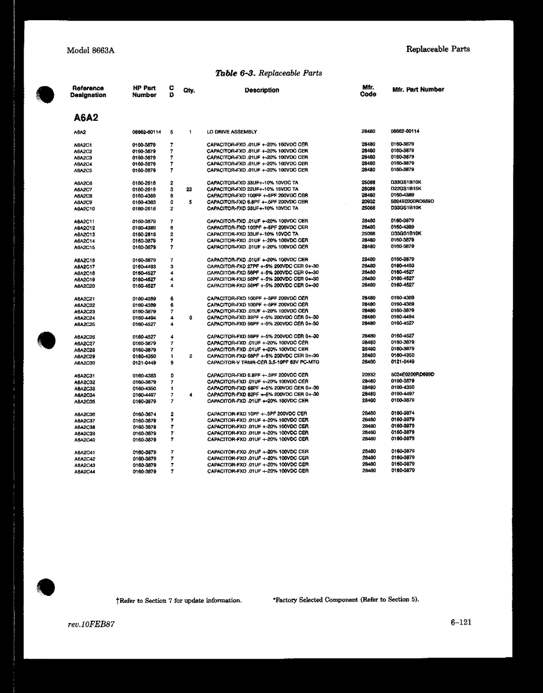 HP 8663A manual 