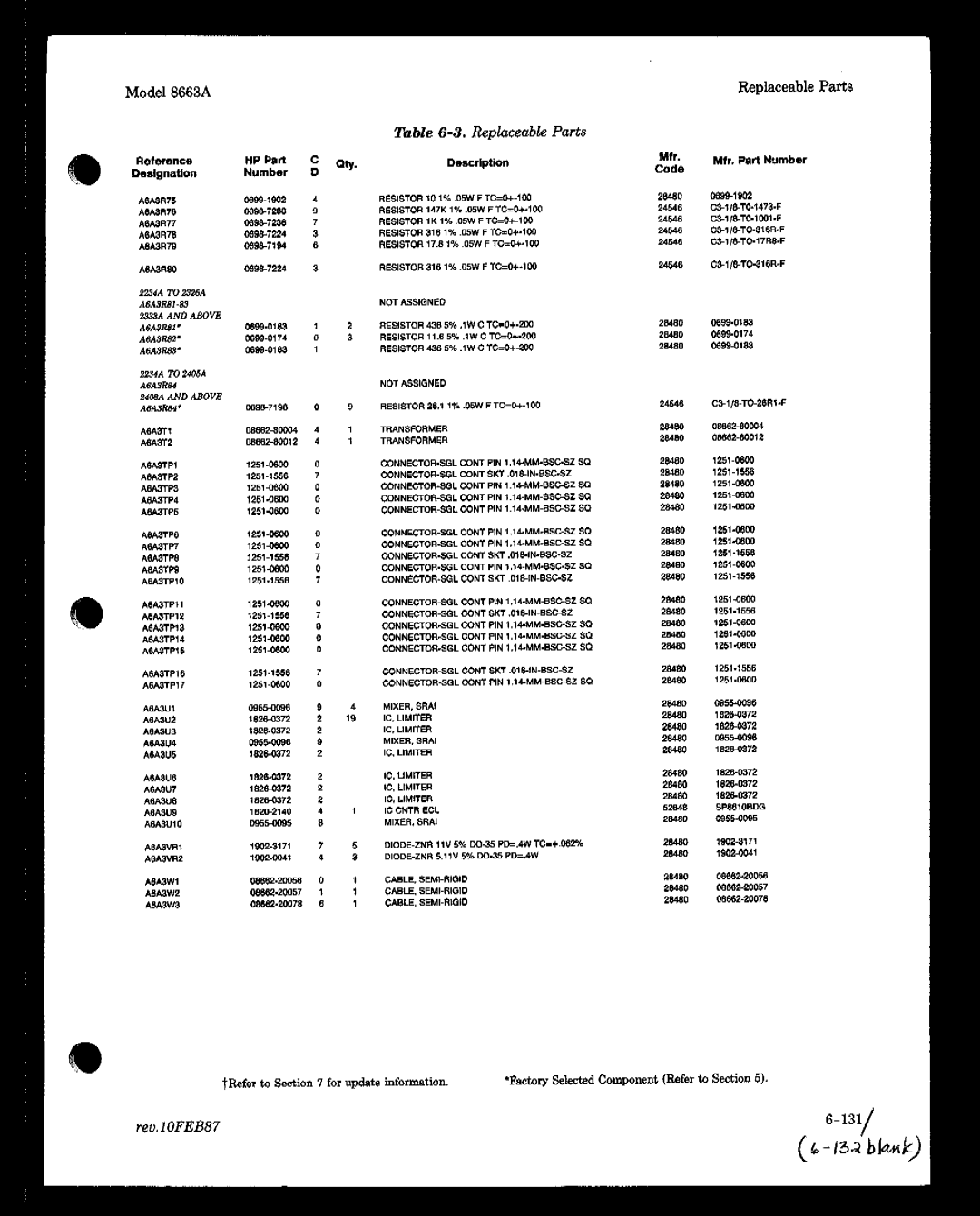 HP 8663A manual 