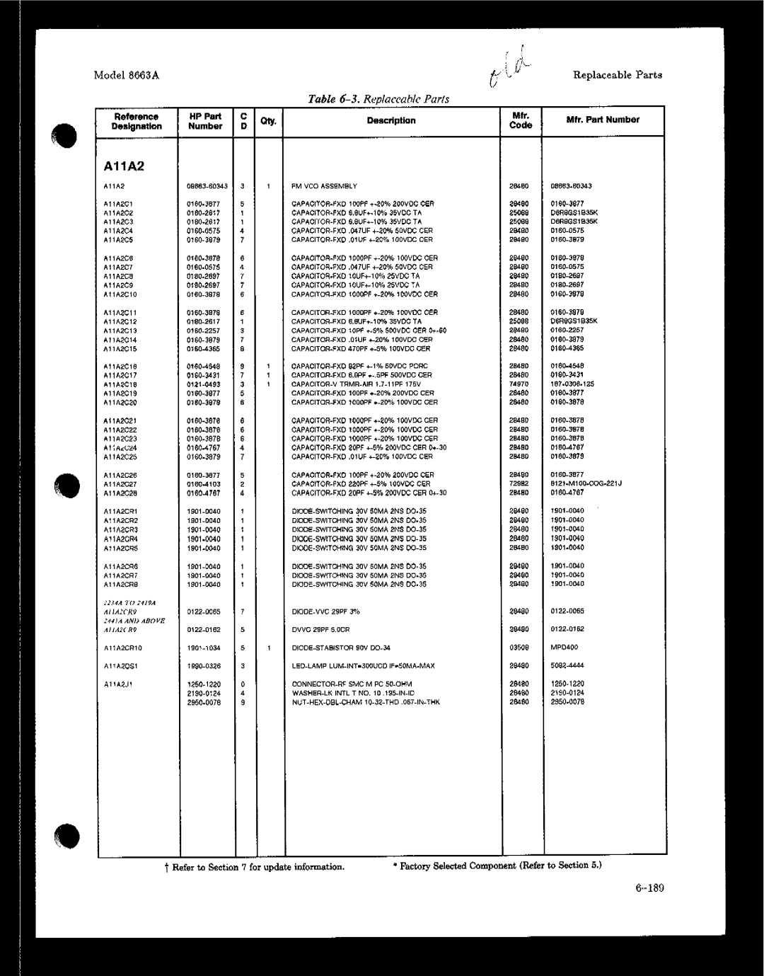 HP 8663A manual 