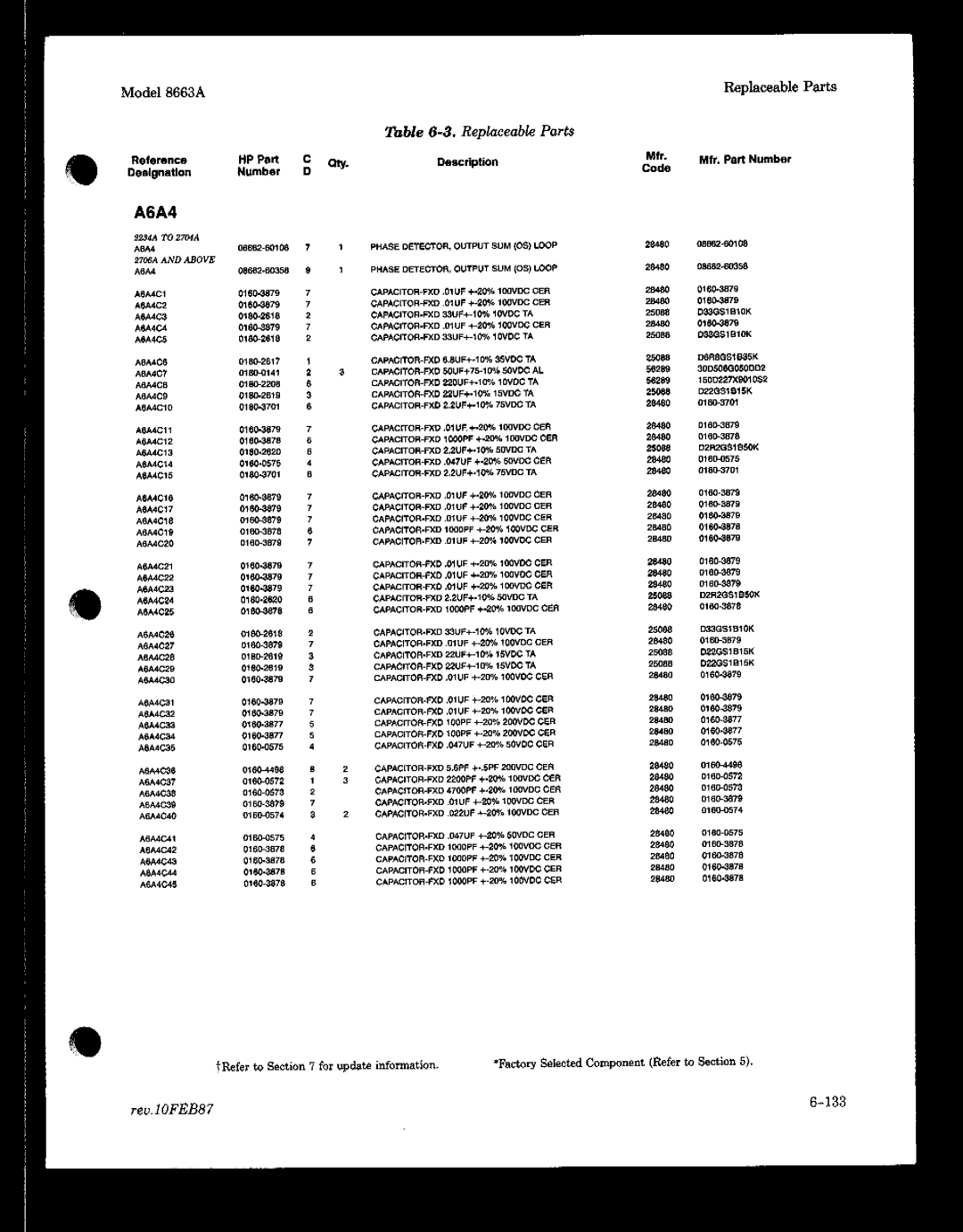 HP 8663A manual 