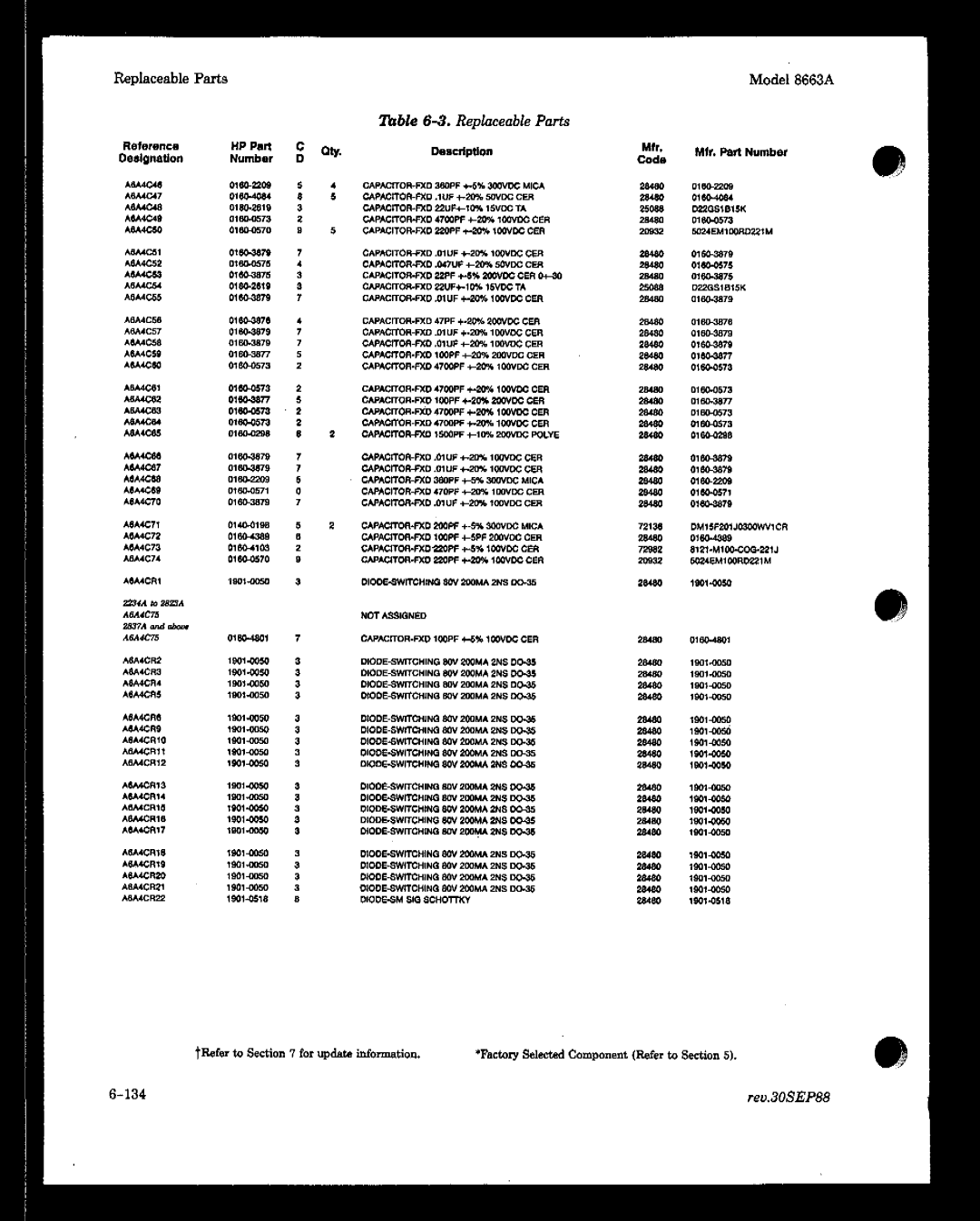 HP 8663A manual 