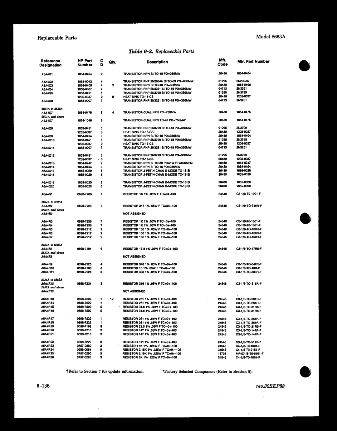 HP 8663A manual 