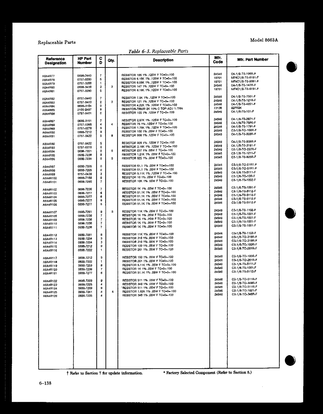 HP 8663A manual 