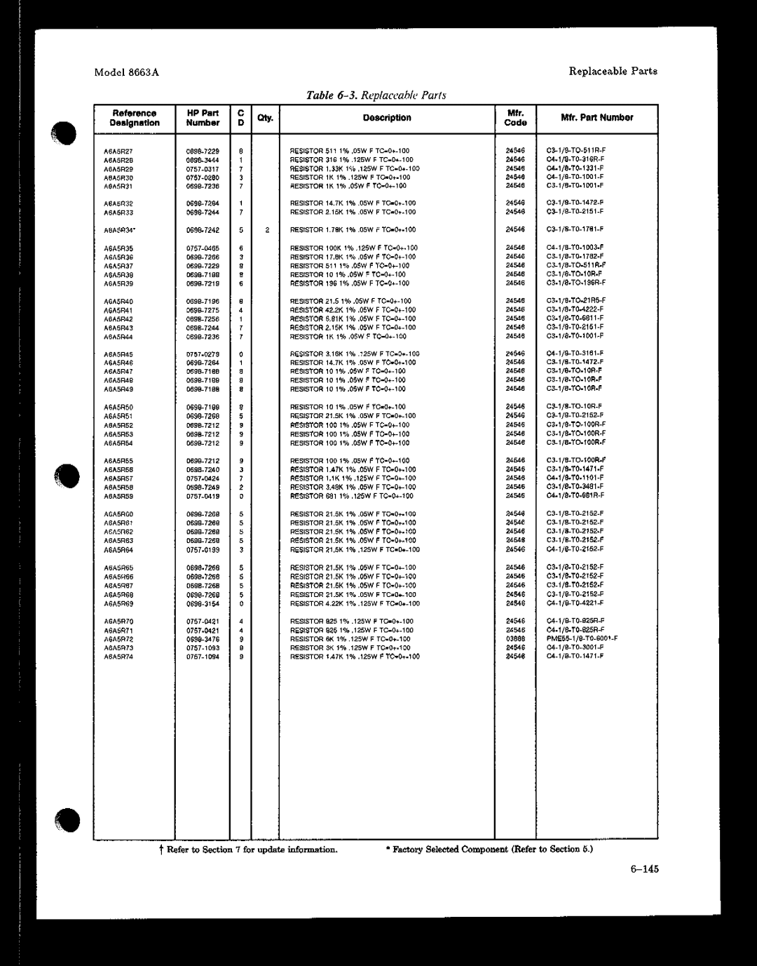 HP 8663A manual 