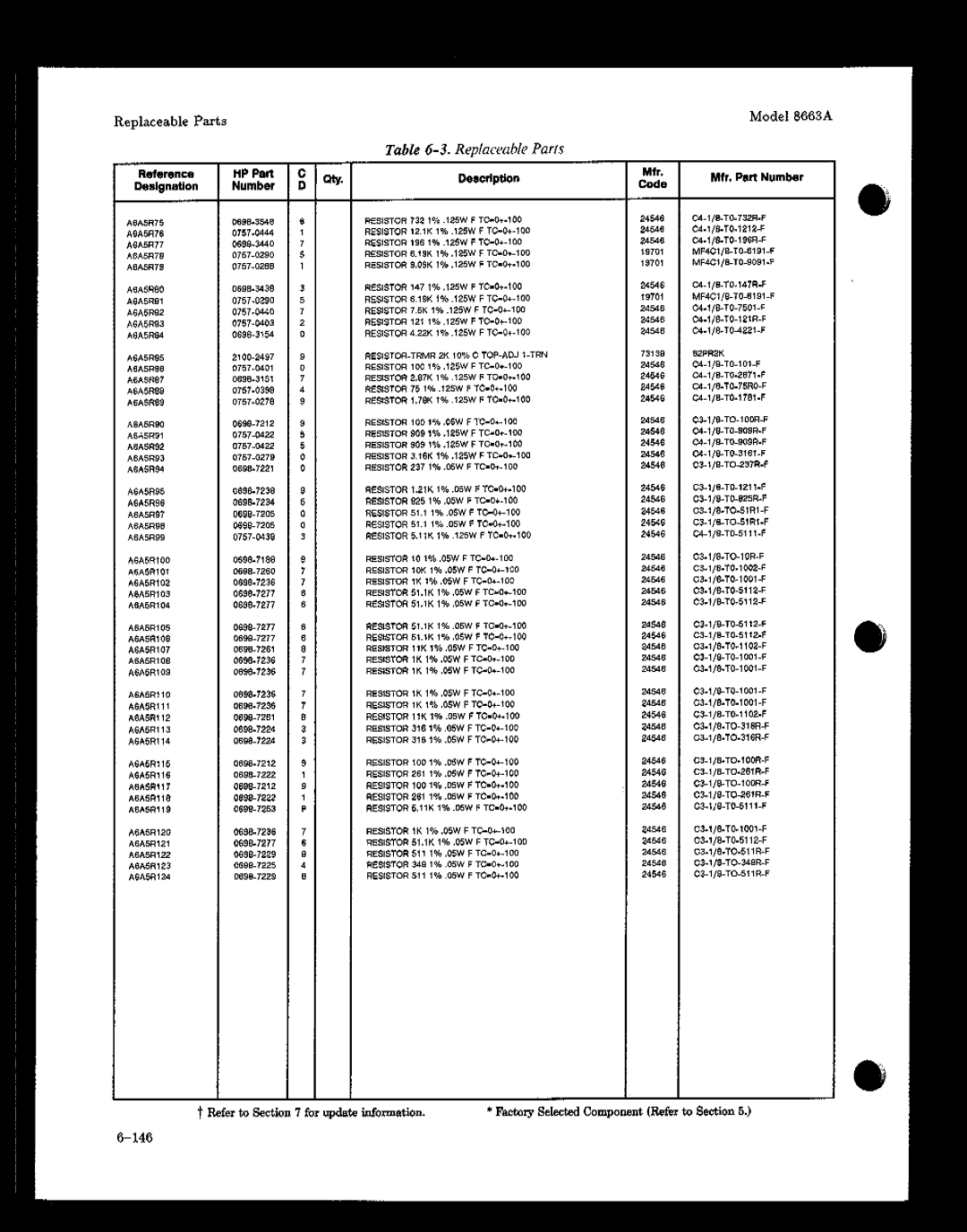 HP 8663A manual 