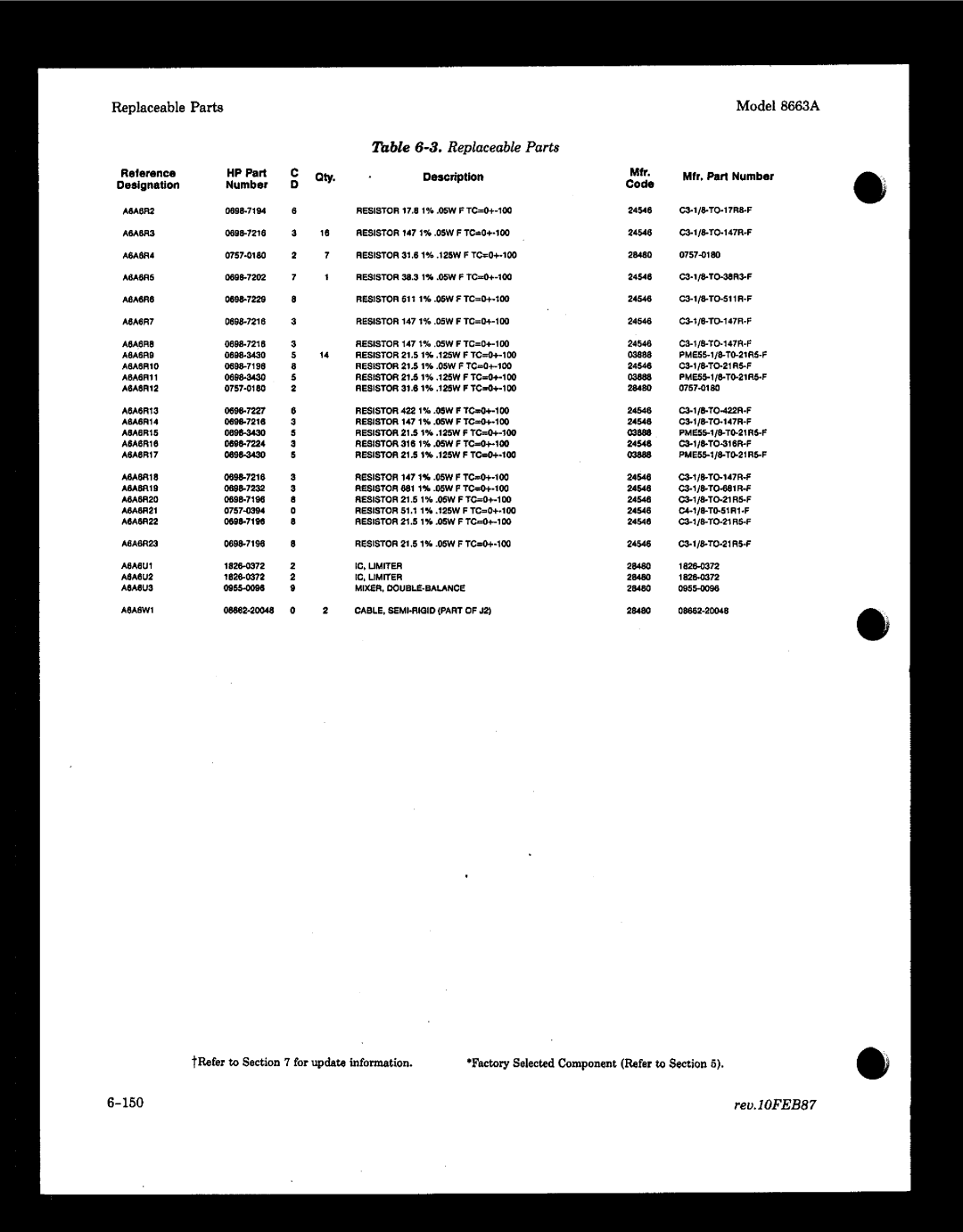 HP 8663A manual 