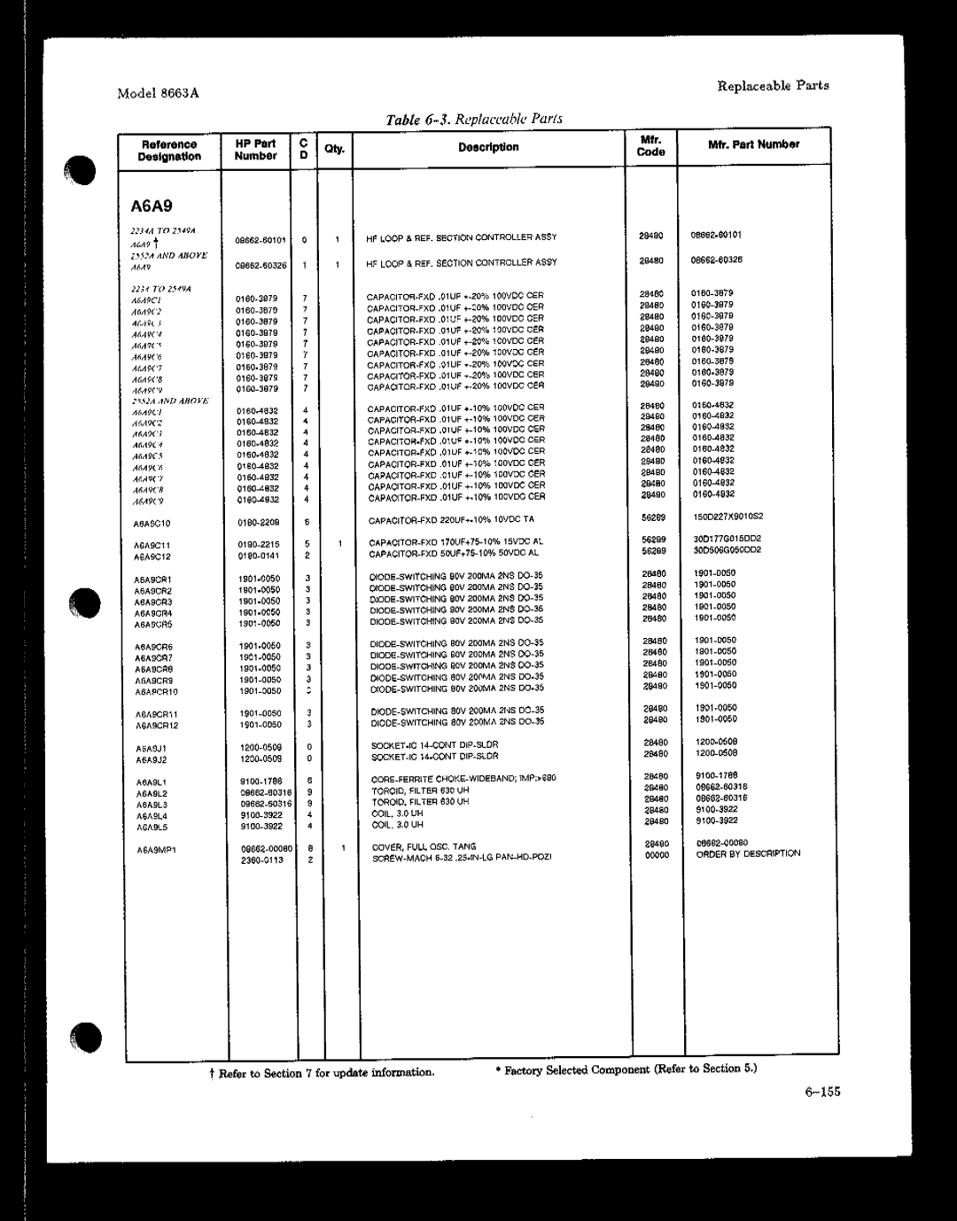 HP 8663A manual 