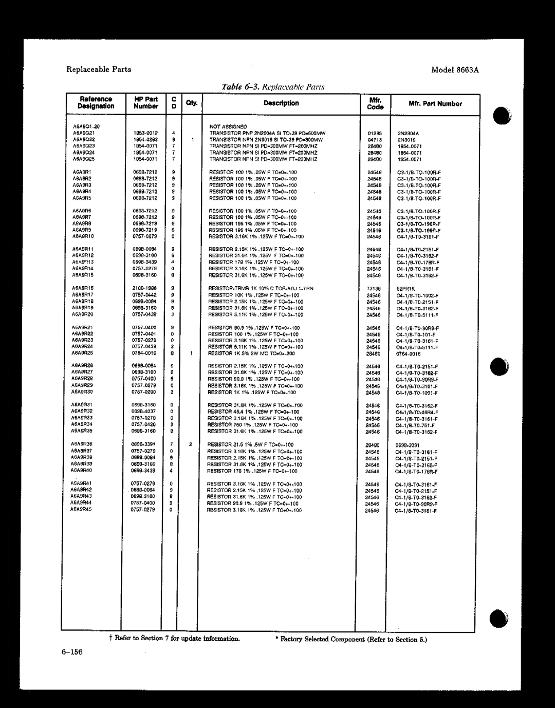 HP 8663A manual 