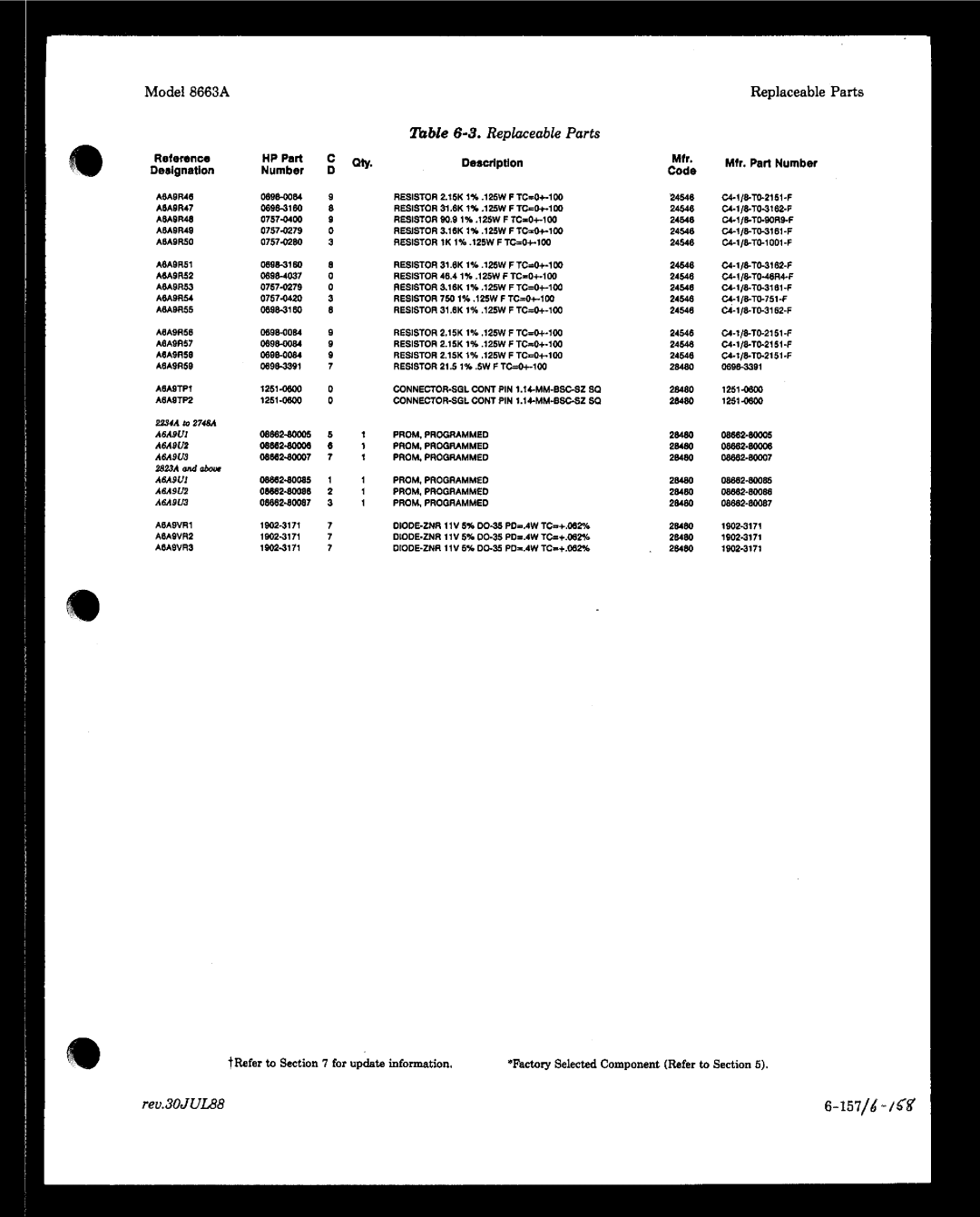 HP 8663A manual 