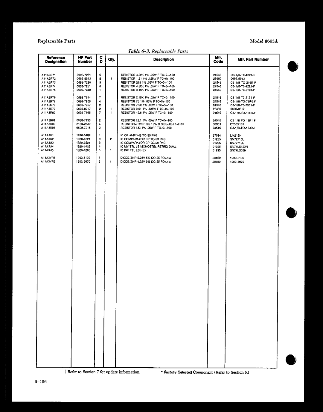 HP 8663A manual 