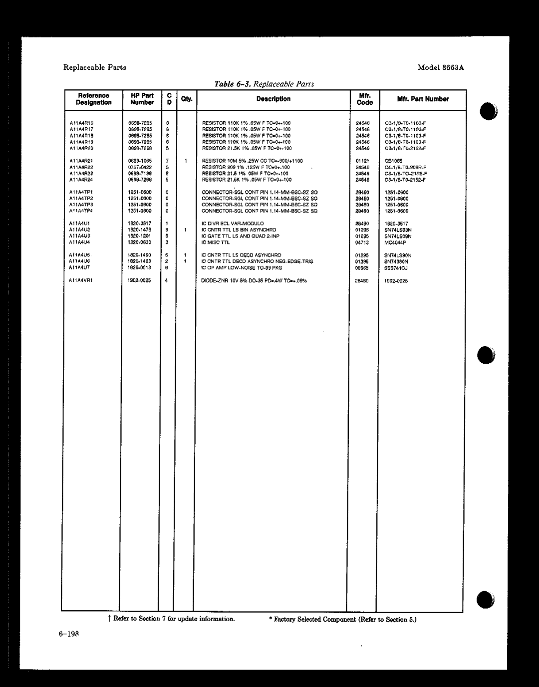 HP 8663A manual 