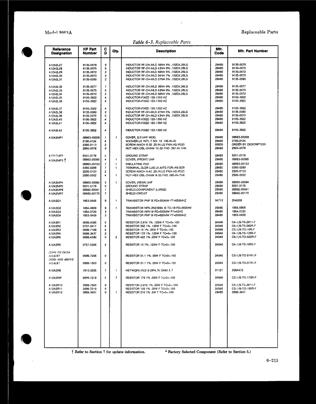 HP 8663A manual 