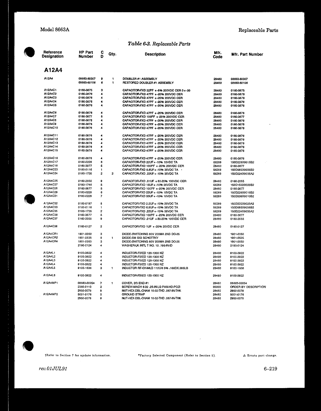 HP 8663A manual 