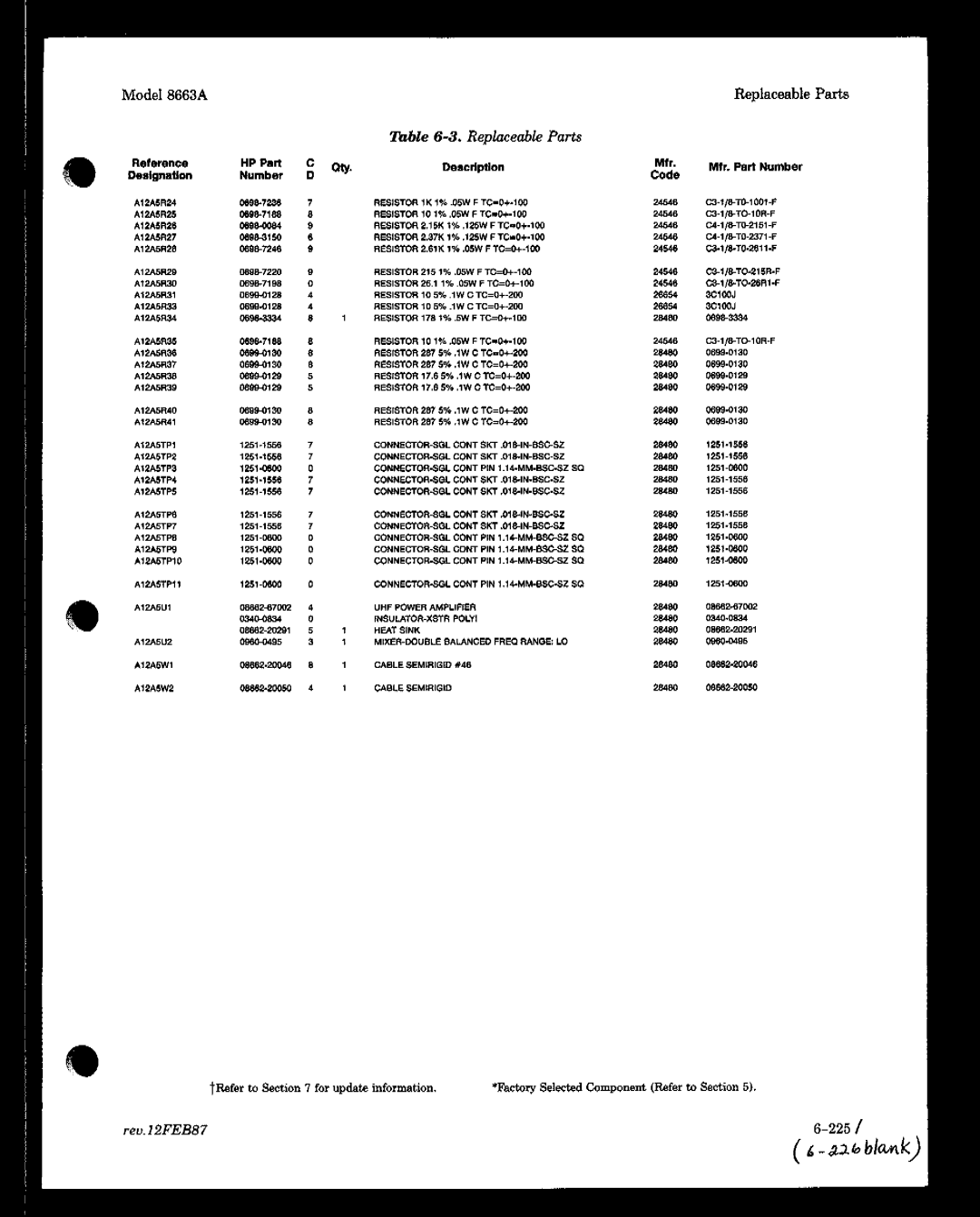 HP 8663A manual 