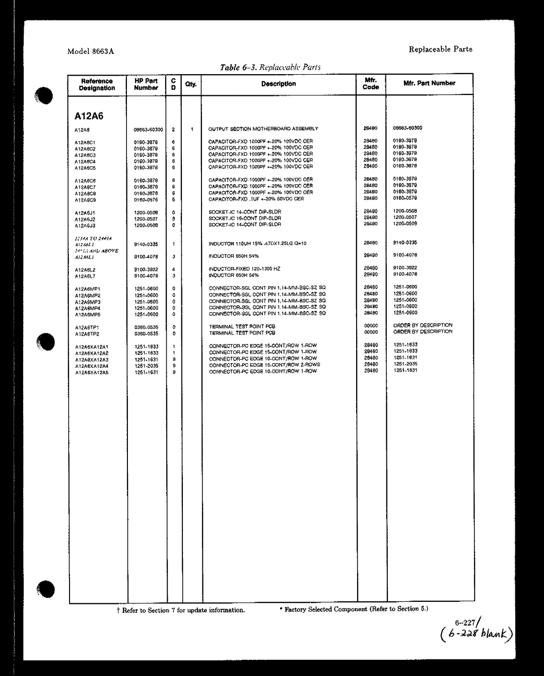 HP 8663A manual 