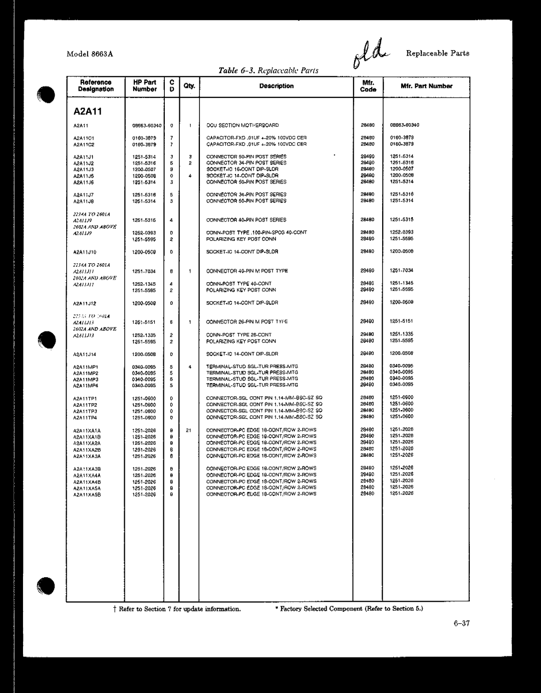 HP 8663A manual 