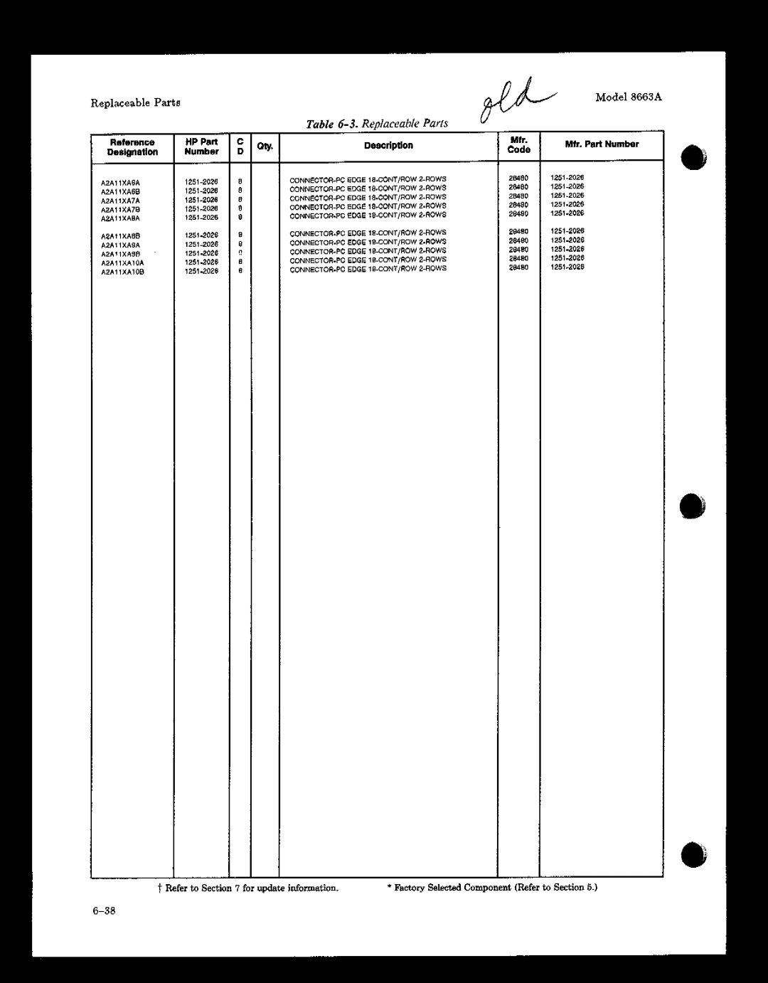 HP 8663A manual 