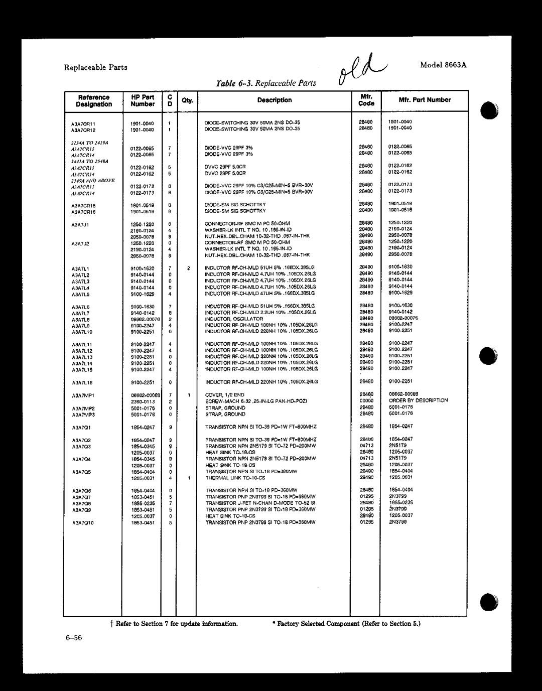 HP 8663A manual 