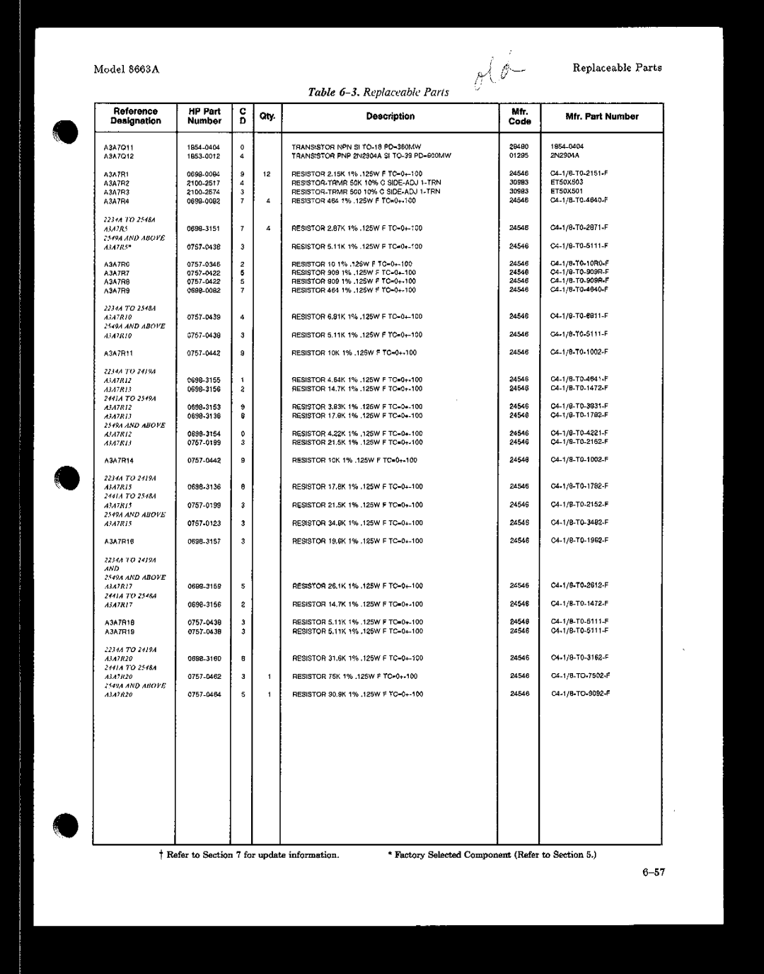 HP 8663A manual 