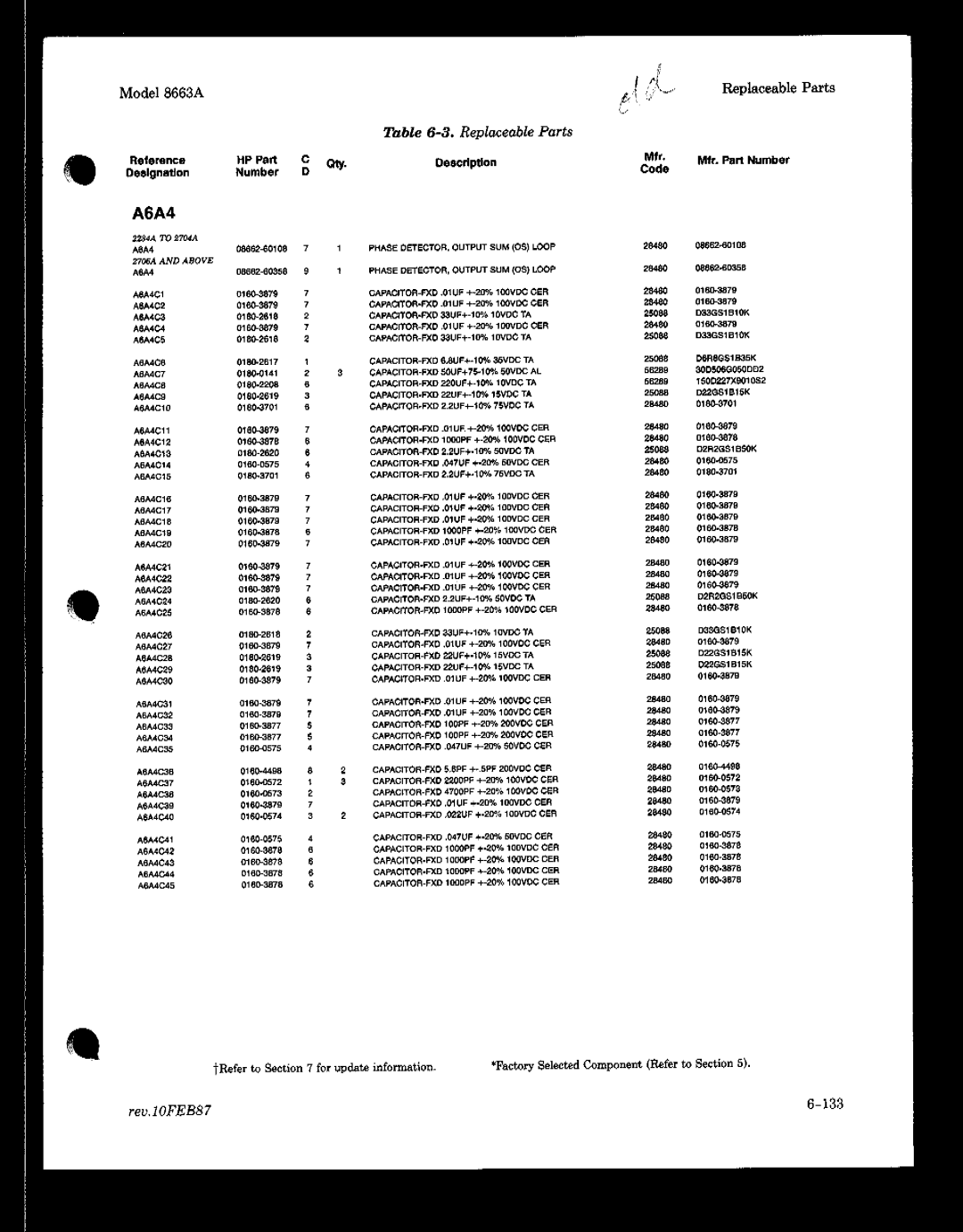 HP 8663A manual 