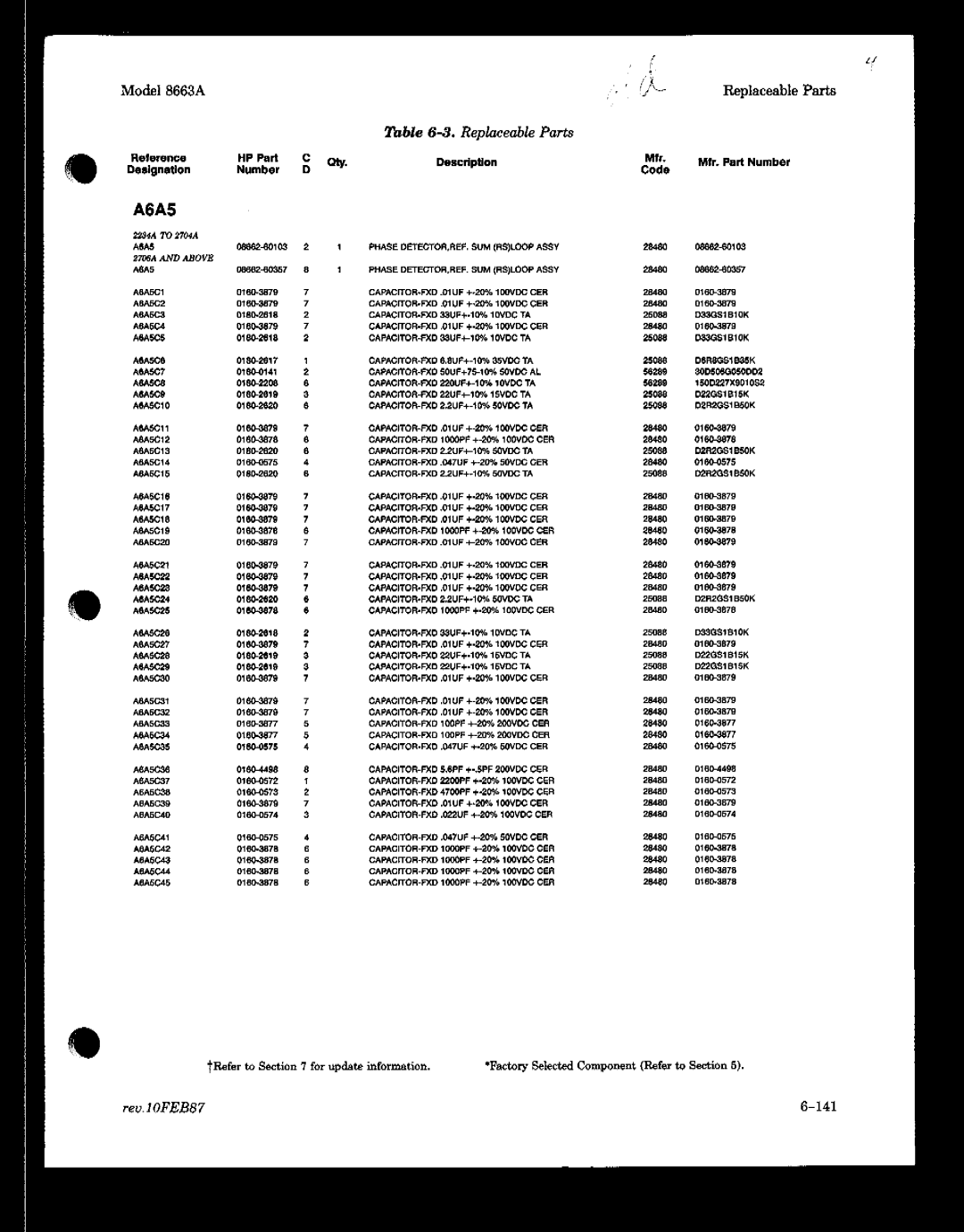 HP 8663A manual 