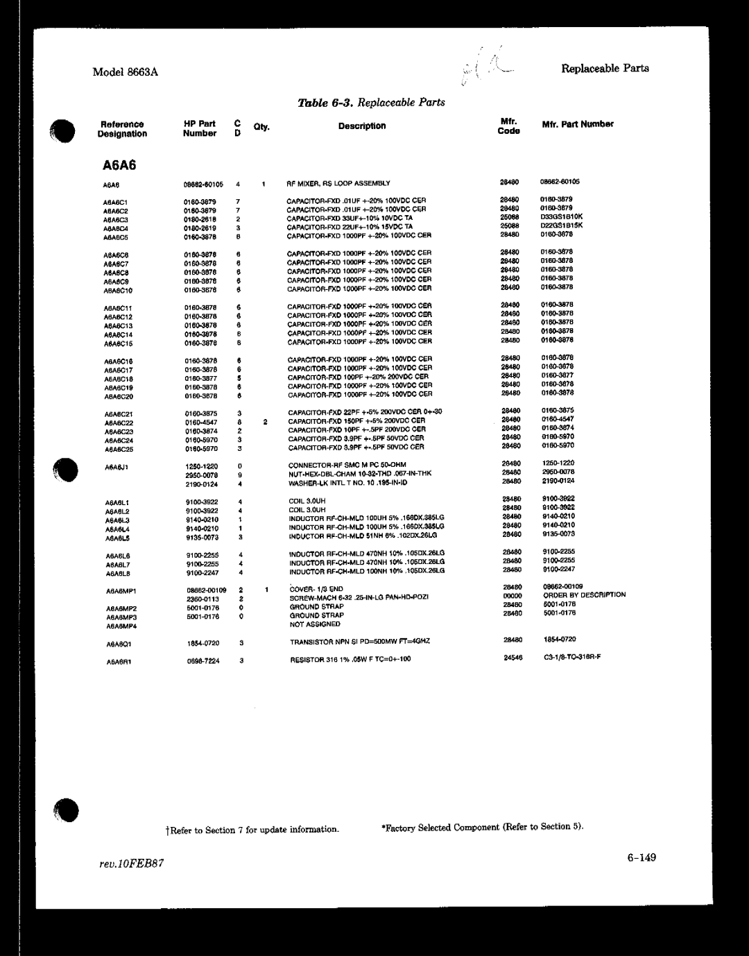 HP 8663A manual 