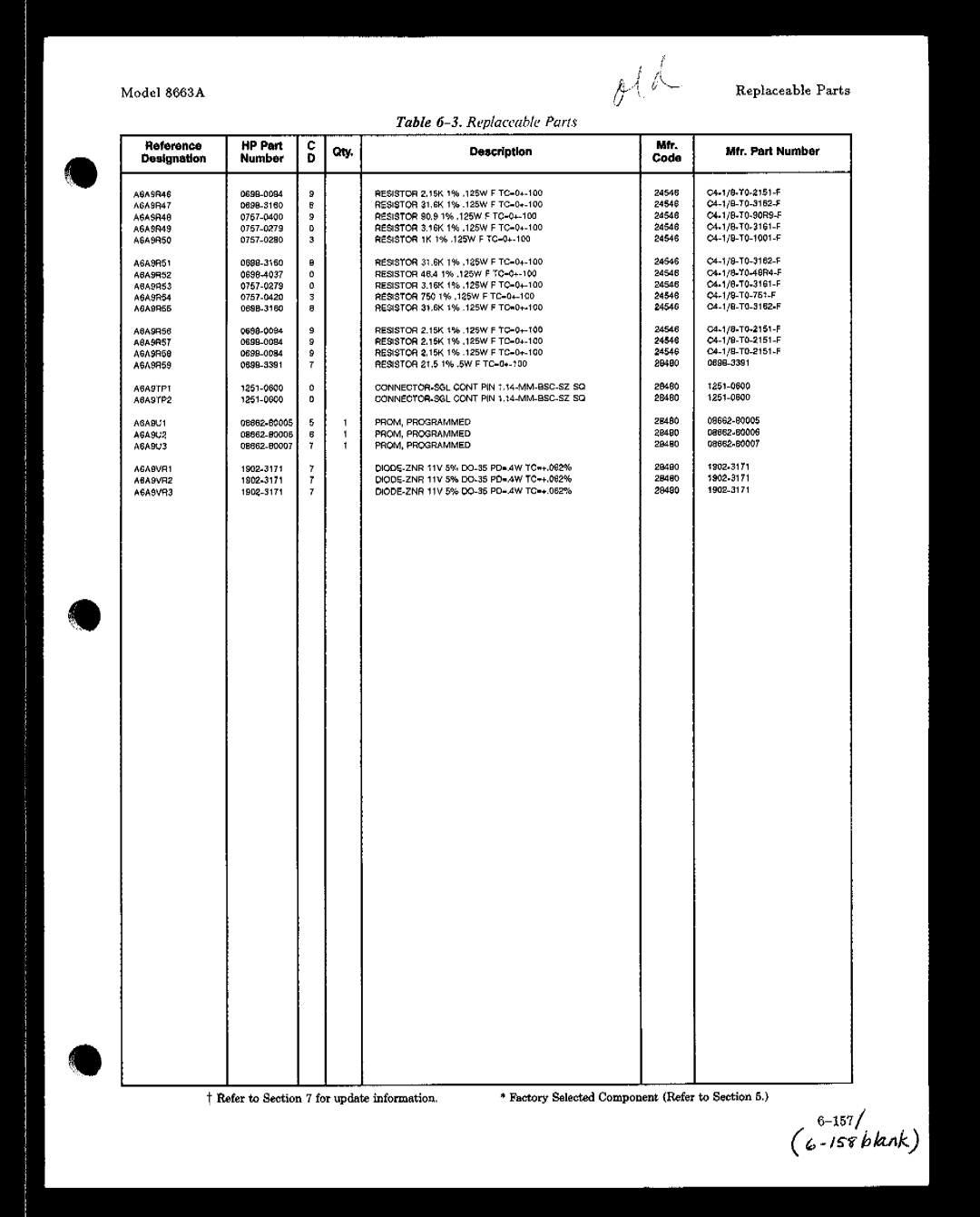 HP 8663A manual 