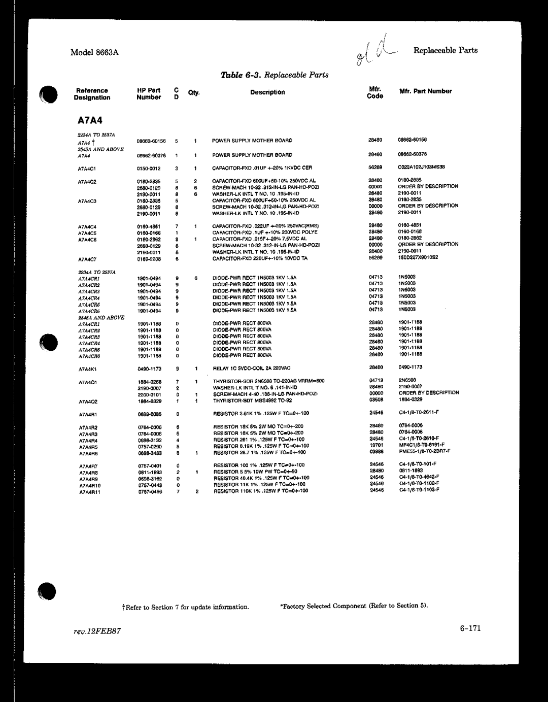 HP 8663A manual 