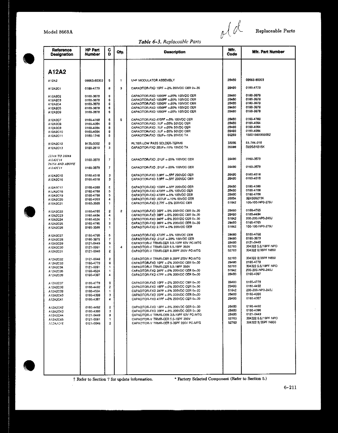 HP 8663A manual 