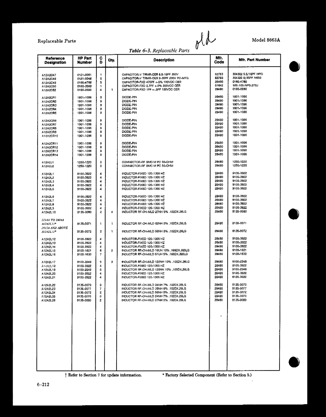 HP 8663A manual 