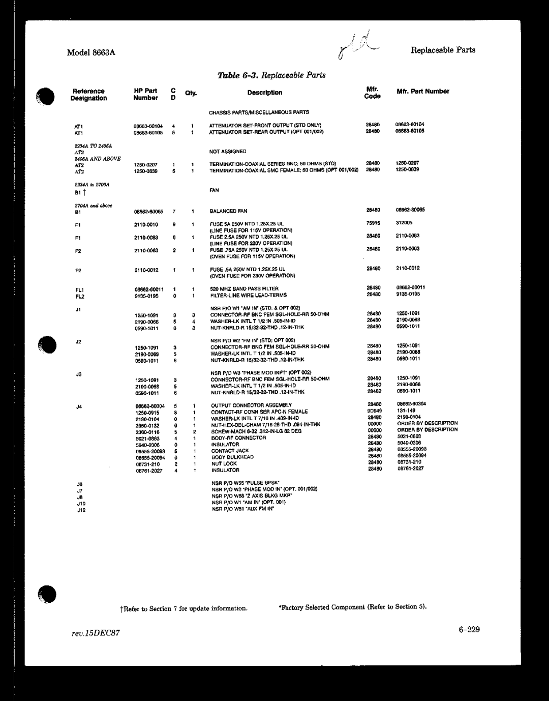 HP 8663A manual 