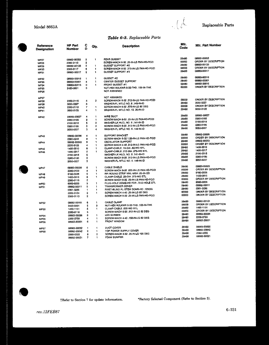 HP 8663A manual 