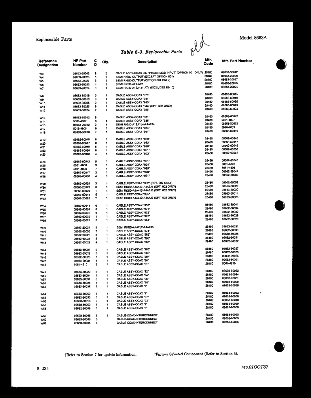 HP 8663A manual 