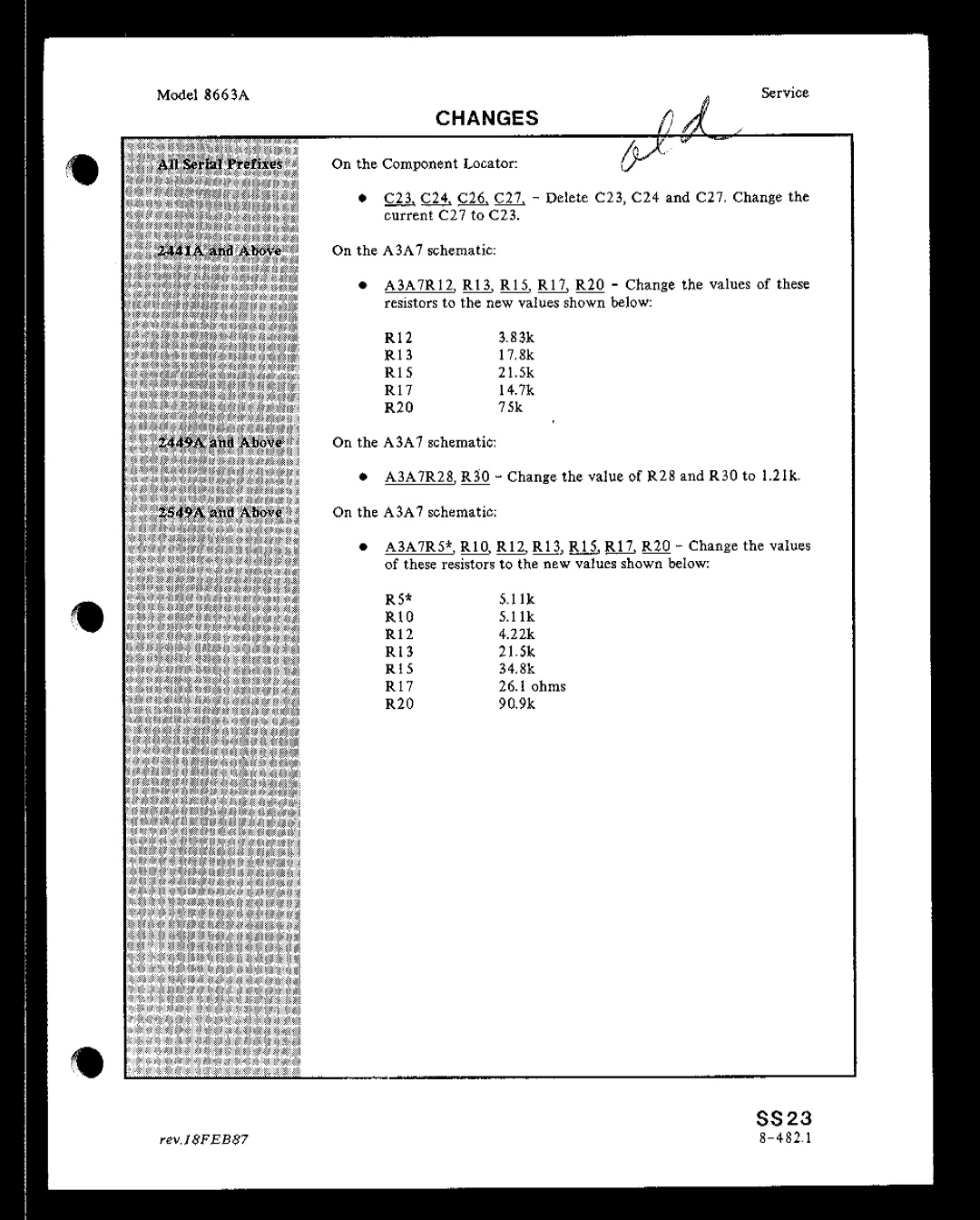 HP 8663A manual 