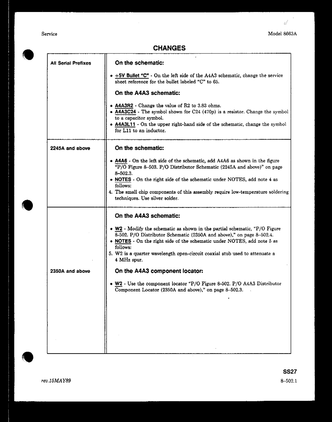 HP 8663A manual 