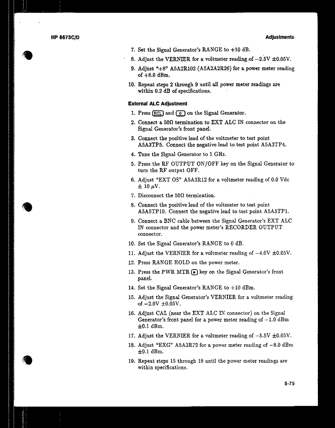 HP 8673 manual 